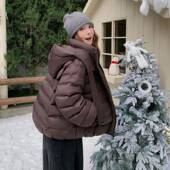 骨羽绒服女2025冬季 新款 韩版 设计感年加厚时尚 瘦9C098 9060显白排