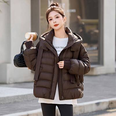20215冬季新款女8时装90白鸭绒尚羽绒服女可拆卸CY8178-1帽子保暖