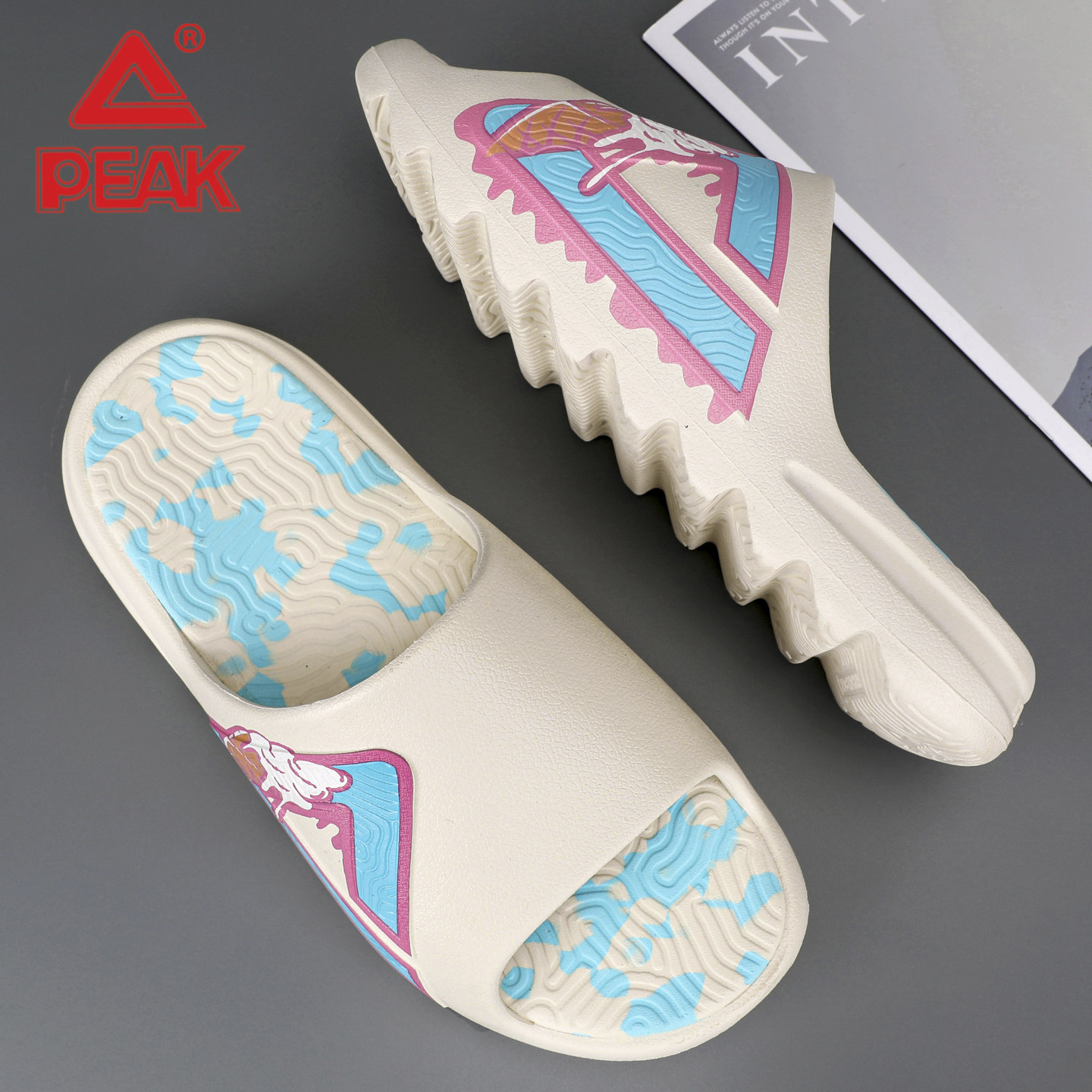 匹克态极拖鞋Pro男款2026新款锯齿厚底防滑运动凉拖男士时尚休闲,运动鞋new,运动拖鞋,淘宝优惠券,粉丝福利购,淘宝优惠卷