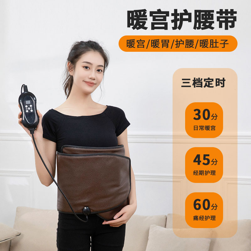暖宫腰带美容院加热震动按摩瘦身排湿排寒暖腹艾灸减肥热敷震脂带
