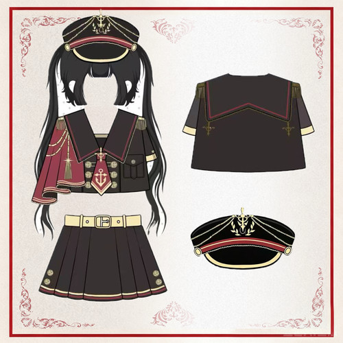 【舰旗少女】漓川JK原创正版海军风水手服日系少女骑士学生服预约