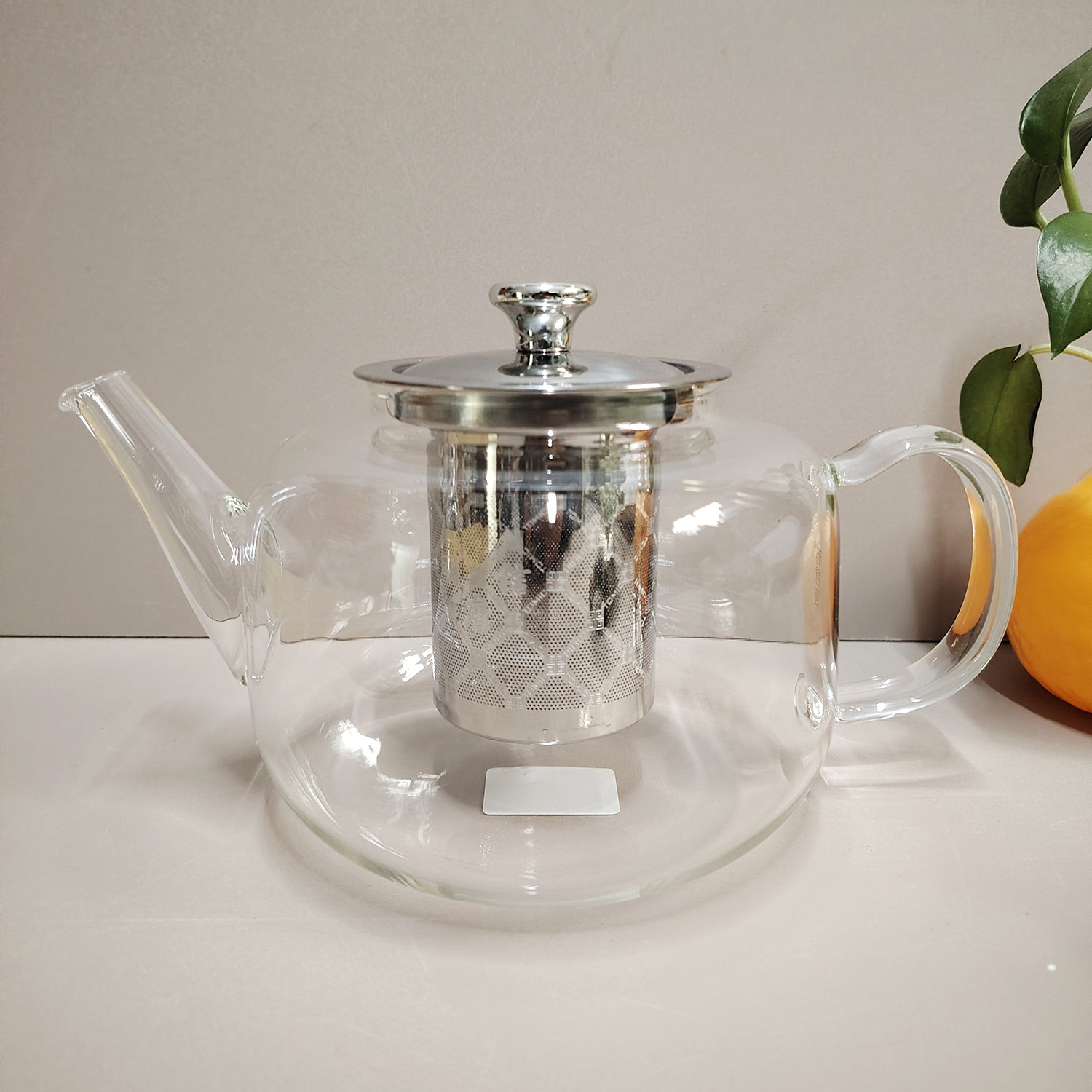 明信唐精品玻璃小茶壶300ml耐热玻璃煮茶器2人喝茶家用中式花茶壶