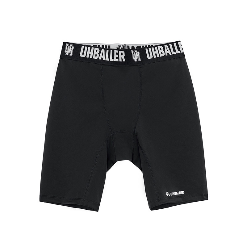 UHBALLER篮球训练五分紧身裤跑步健身运动速干透气高弹打底篮球裤