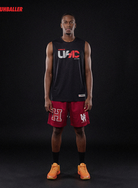 UH BALLERxAIRCHINA联名款美式篮球运动速干透气背心T恤tee投篮服