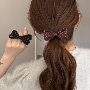 特别好看的头绳女高级感洋气时尚高弹力女士高端橡皮筋半扎发发圈