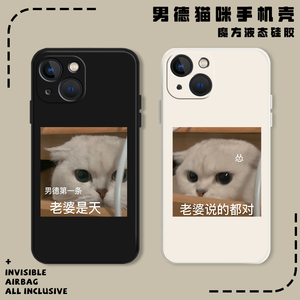 猫咪手机壳适用苹果13新