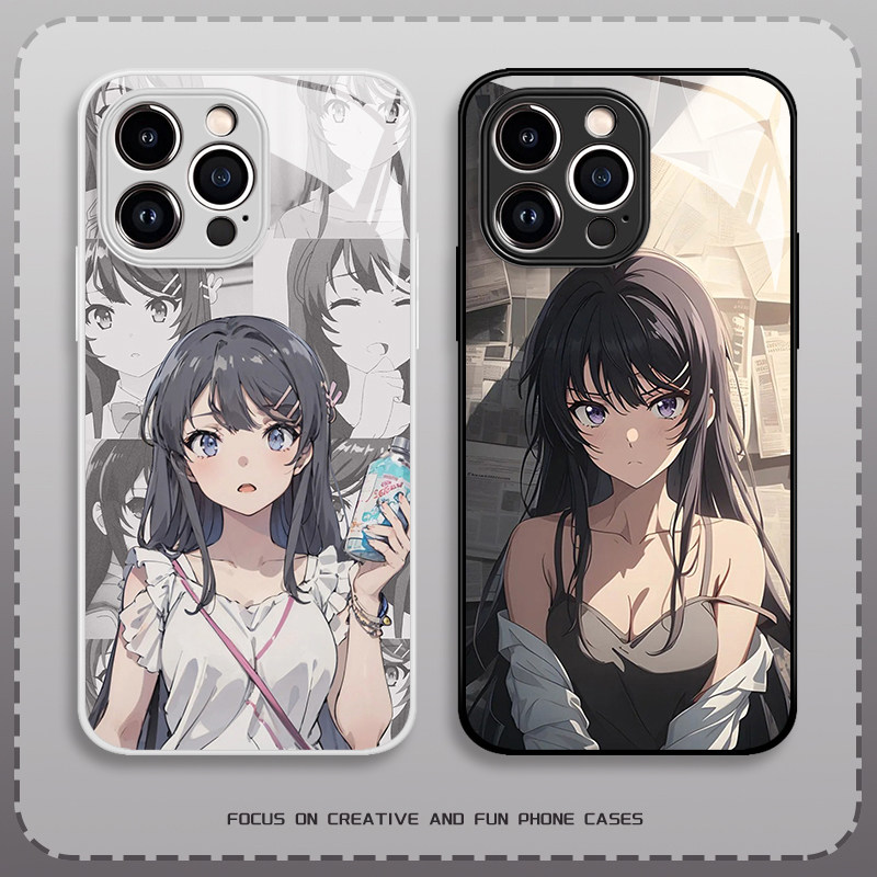 樱岛麻衣手机壳适用小米15学姐14周边11ultra红米pro二次元k70动漫k60漫画note12玻璃mi13/k50/k40/k30/redmi