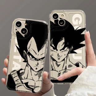 七龙珠iPhone15promax手机壳苹果14孙悟空13贝吉塔12新款ip11动漫华为mate60防摔xs透明荣耀oppo小米vivo适用