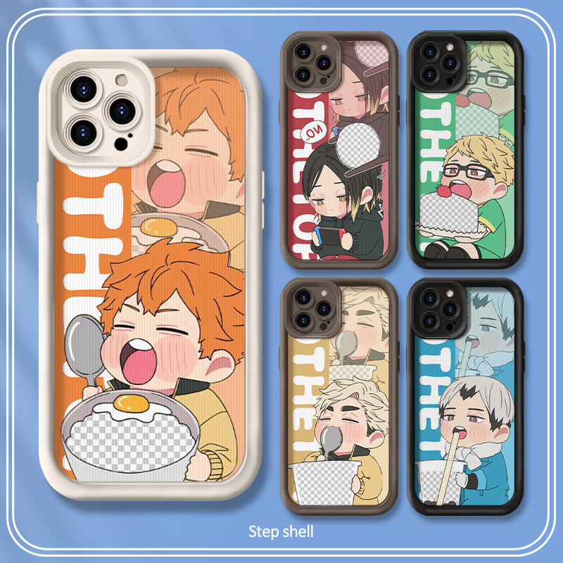 适用苹果15promax手机壳新款iphone14排球少年13pro高颜值12卡通11可爱8plus创意7硅胶x男女xs保护xr套max潮