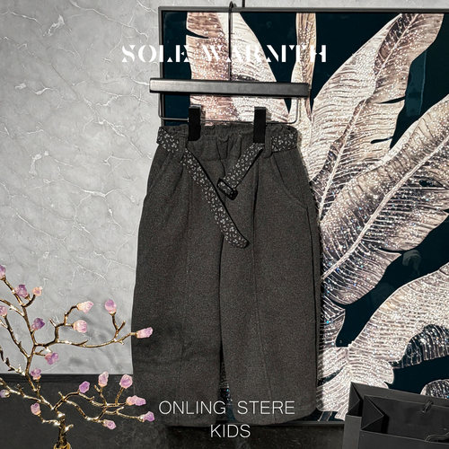 唯暖女童装2025新款推荐弯刀裤