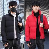 立领棉衣男学生棉袄冬季宽松男大码男加厚棉服外套男短款棉服，男装棉衣，星座1804