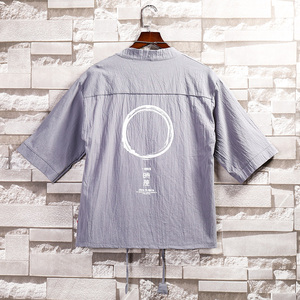 外套男风时差外套大码胖子印花上衣薄款时尚青少年学生装HF03，女装短外套，星座1804