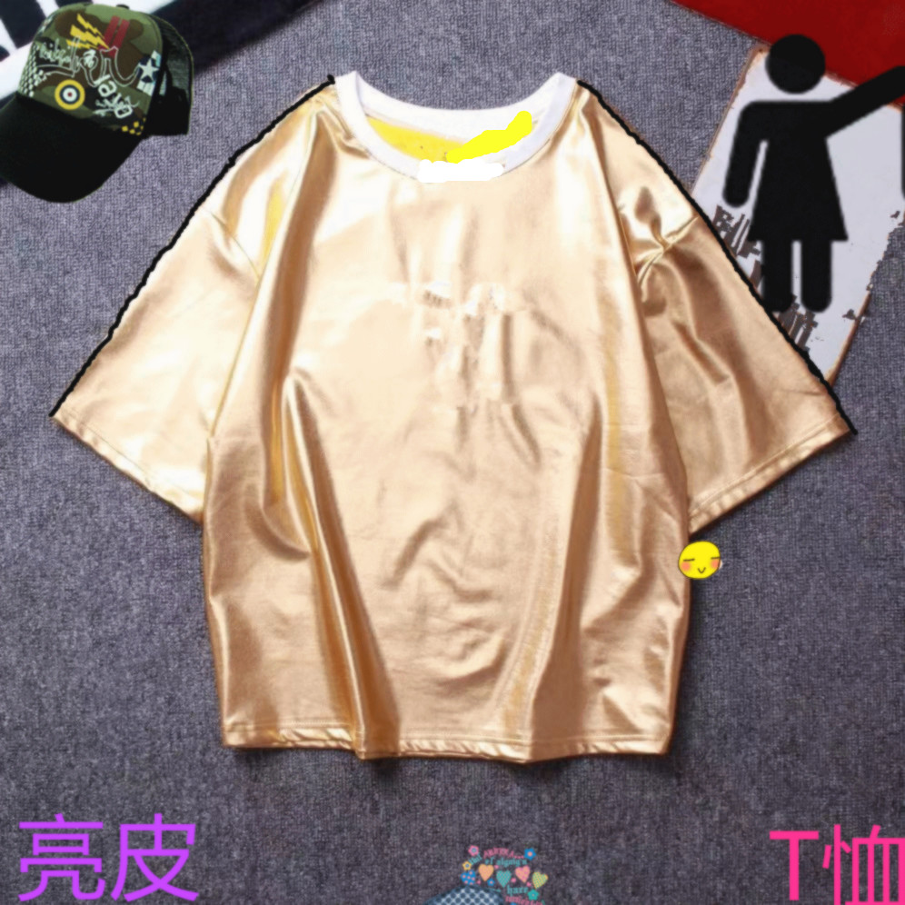 男士短袖t恤潮流韩版大码银色衣服男夏季男装个性时尚上衣体恤衫,男装T恤,星座1804