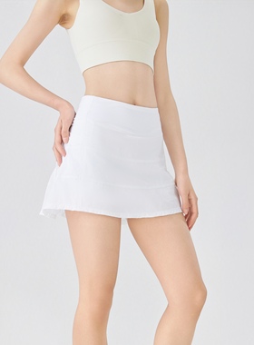 lulu同款Pace Rival运动短裙防走光带内衬高腰网球裙子女夏季新款