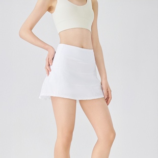lulu同款Pace Rival运动短裙防走光带内衬高腰网球裙子女夏季新款