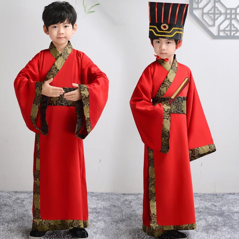 新款高货儿童古装汉服男