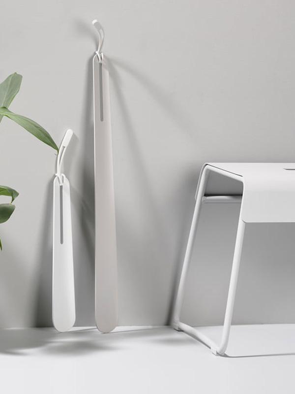 DANISH ZONE NORDIC SIMPLE METAL LONG-HANDLED SHOEHORN EXTRA-LONG HOME PORTABLE SHOE LIFTER ENTRYWAY CREATIVE DECORATION
