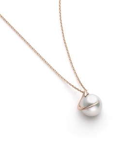 ivy trap 18k樱花金 9mm TASAKI塔思琦 akoya海水珍珠 项链 代购