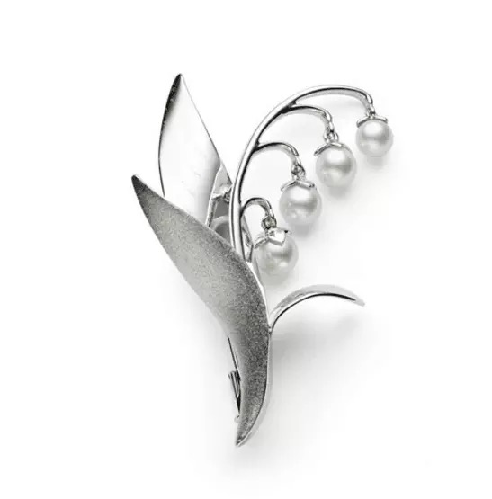 TASAKI塔思骑铃兰花珍珠