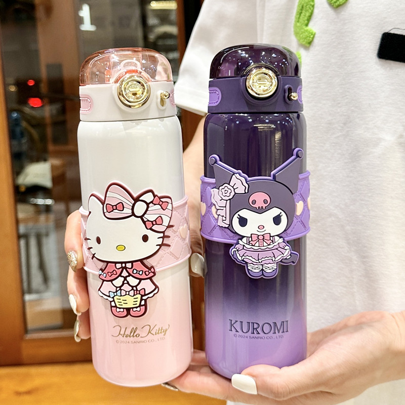 儿童水杯HelloKitty保温杯女童女孩上学专用杯子女款水壶KT猫水瓶