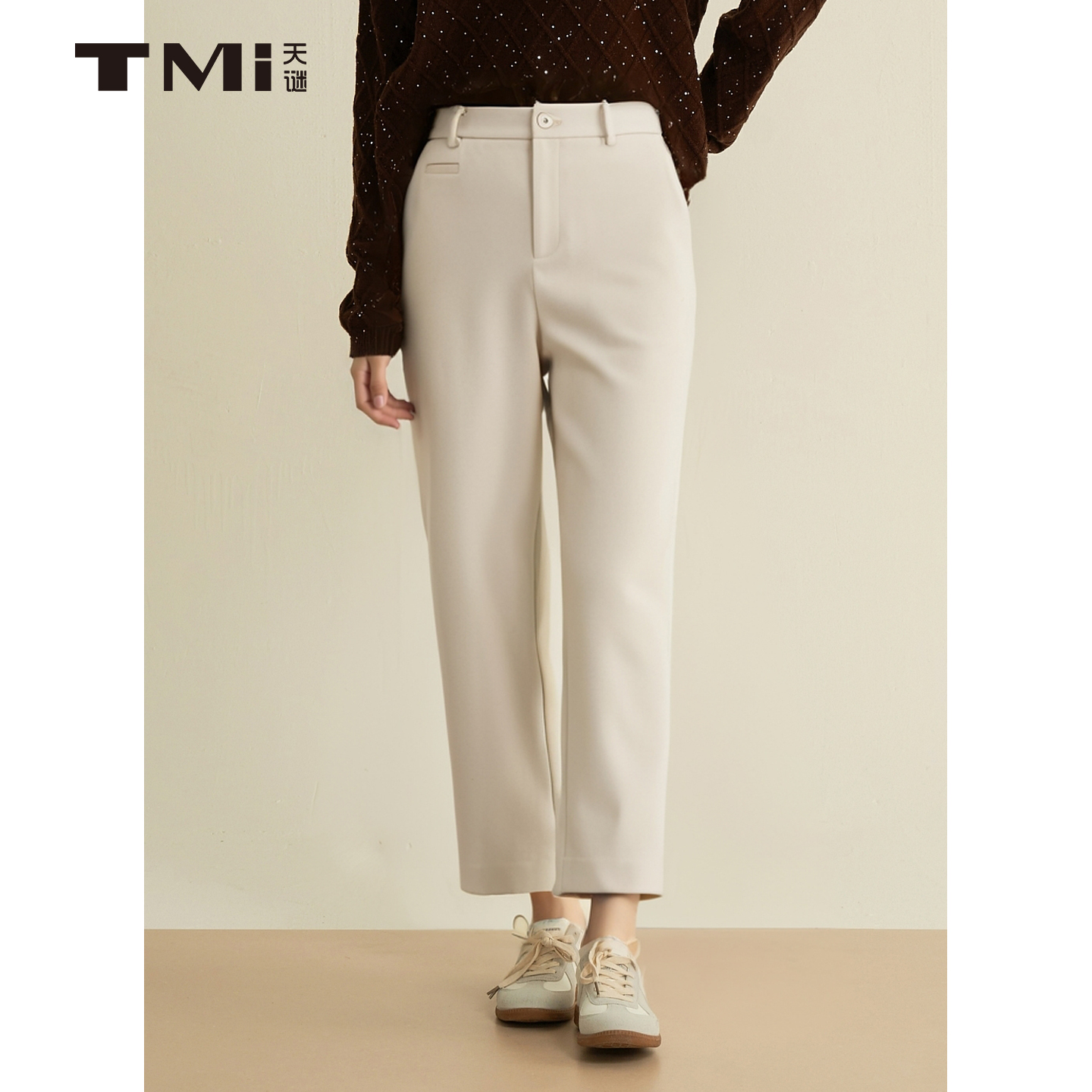 呢子小脚裤百搭加厚长裤