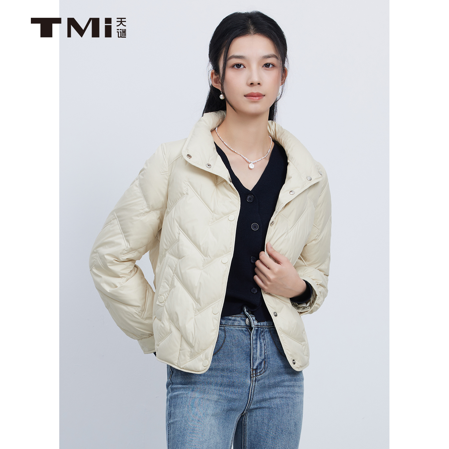 天谜初冬轻薄时尚羽绒服外套