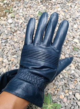 飞行户外羊皮02冬飞皮手套保暖羊毛山羊皮飞行冬手套男士保暖手套