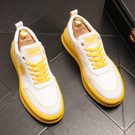 欧洲站时尚潮流小白鞋秋季新款男鞋透气潮鞋韩版百搭男士休闲鞋子