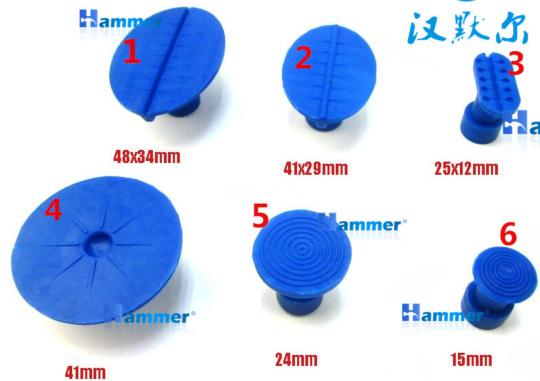 汽车钣金凹陷无痕修复工具凹痕拉排凹坑修复拉拔垫片吸盘卡扣10个
