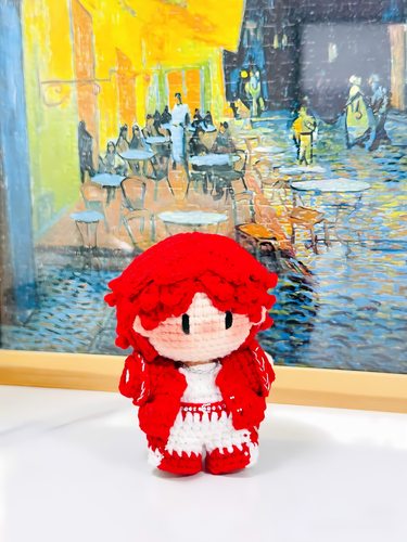 鹭卓周边演唱会应援物毛线手工编织玩偶包挂件创意礼物diy材料包