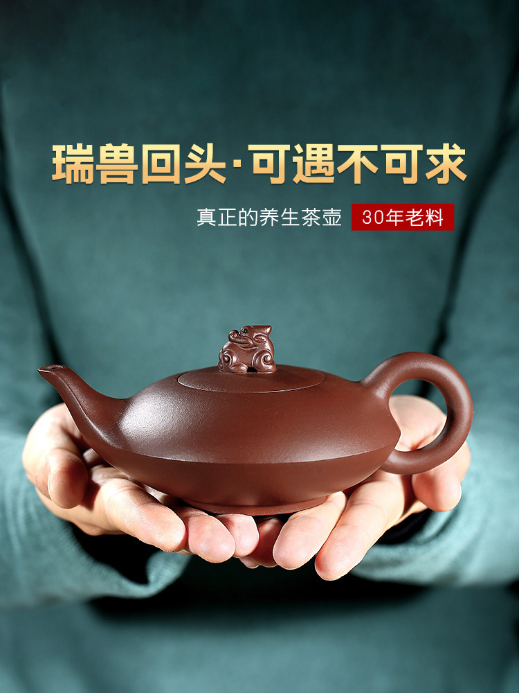 古悦堂 宜兴紫砂壶套装纯手工正宗家用茶壶功夫茶具泡茶壶归兽壶