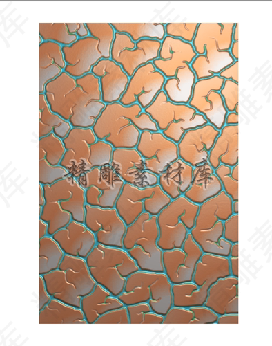 龟裂纹理精雕图 灰度图 铝雕底纹雕刻图敲击 JDP