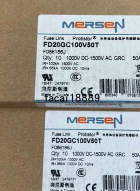 Ferraz熔断器 FD20GC100V50T /CC1051 CP GRC 20 127 50 F086186