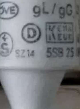 熔断器5SB111/211-2A 500V gG (DII/D27) 直拍