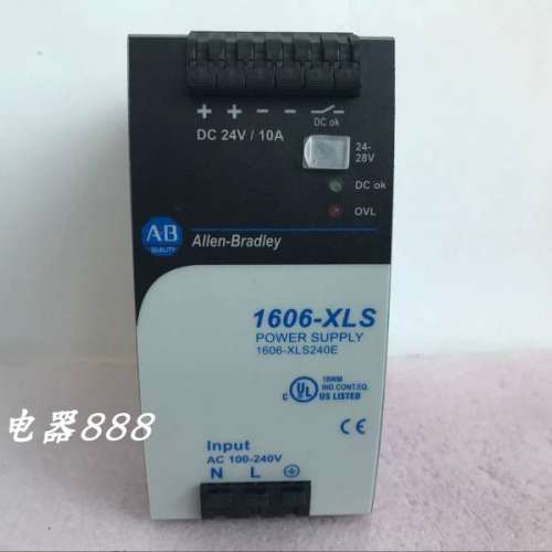 Allen-Bradley罗克韦尔AB电源1606-XLS240E DC24V/10A AC100-240V