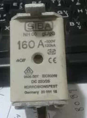 SIBA熔断器NH00 160A 500Vac 220Vdc 120KA gL/gG (2000113)