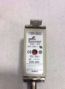 美国BUSSMANN巴斯曼170M1558D快速熔断器690V 700V 10A保险丝