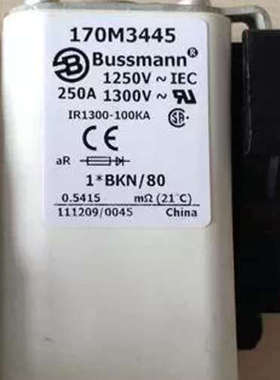 BUSSMANN熔断器170M4438/4439/4440/4441/4442/4443/4444/4445