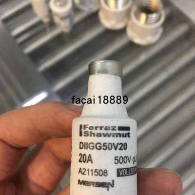 Ferraz熔断器DIIGG50V20 20A 500V gL/gG A211508 597.0207