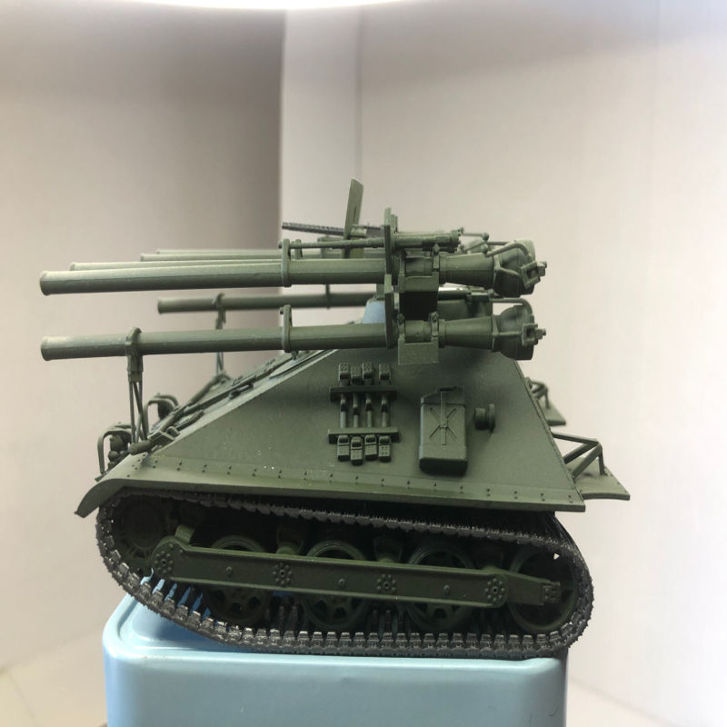 1:35爱德美模型美国陆军M50A1自行突击炮模型,成品做工如图(本