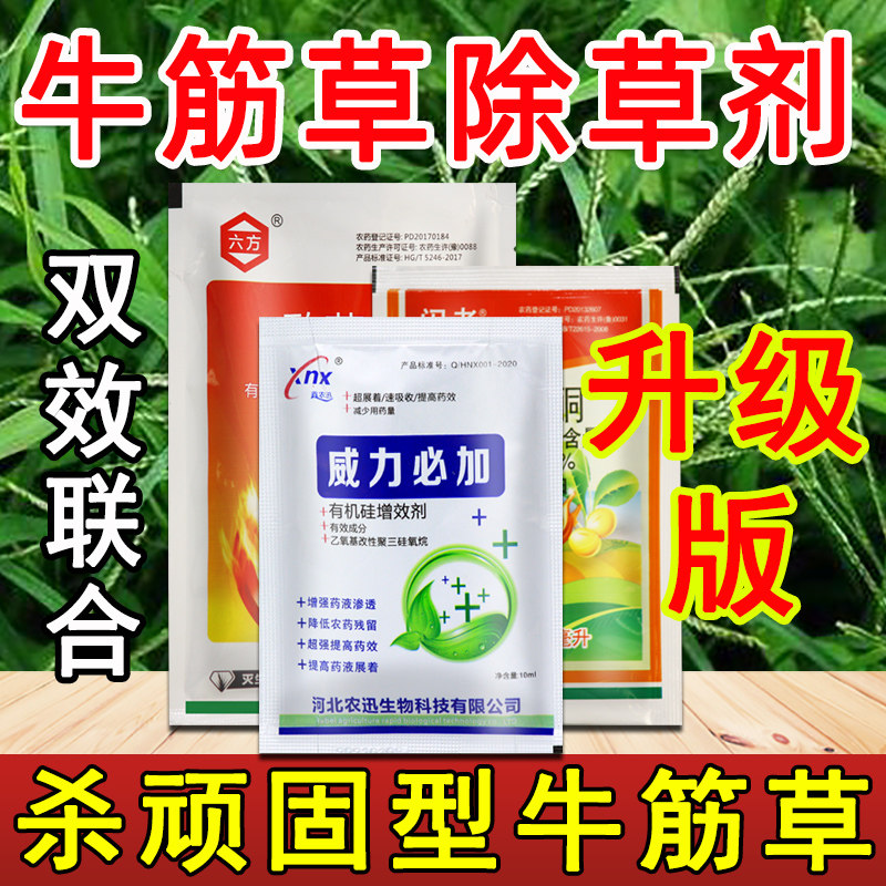 牛筋草克星除草烂根剂专用剂节节草杂草敌草快烯草酮烔农药除草剂