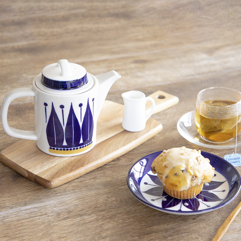 日本进口北欧复古宫廷风甜点早餐盘麦片沙拉碗红茶咖啡马克杯茶壶,餐饮具,盘,淘宝优惠券,粉丝福利购,淘宝优惠卷