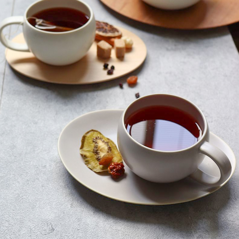 日本制Saliu陶瓷网红蛋形咖啡杯