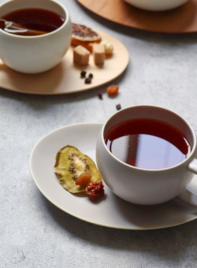 日本制Saliu结Yui现代纯色简约咖啡杯茶壶LoLo蛋杯点心碟红茶杯