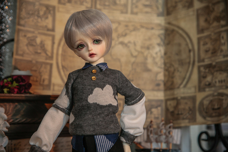 bjd娃娃alm 裸娃三段体 小迪 4分男正版原创sd娃娃