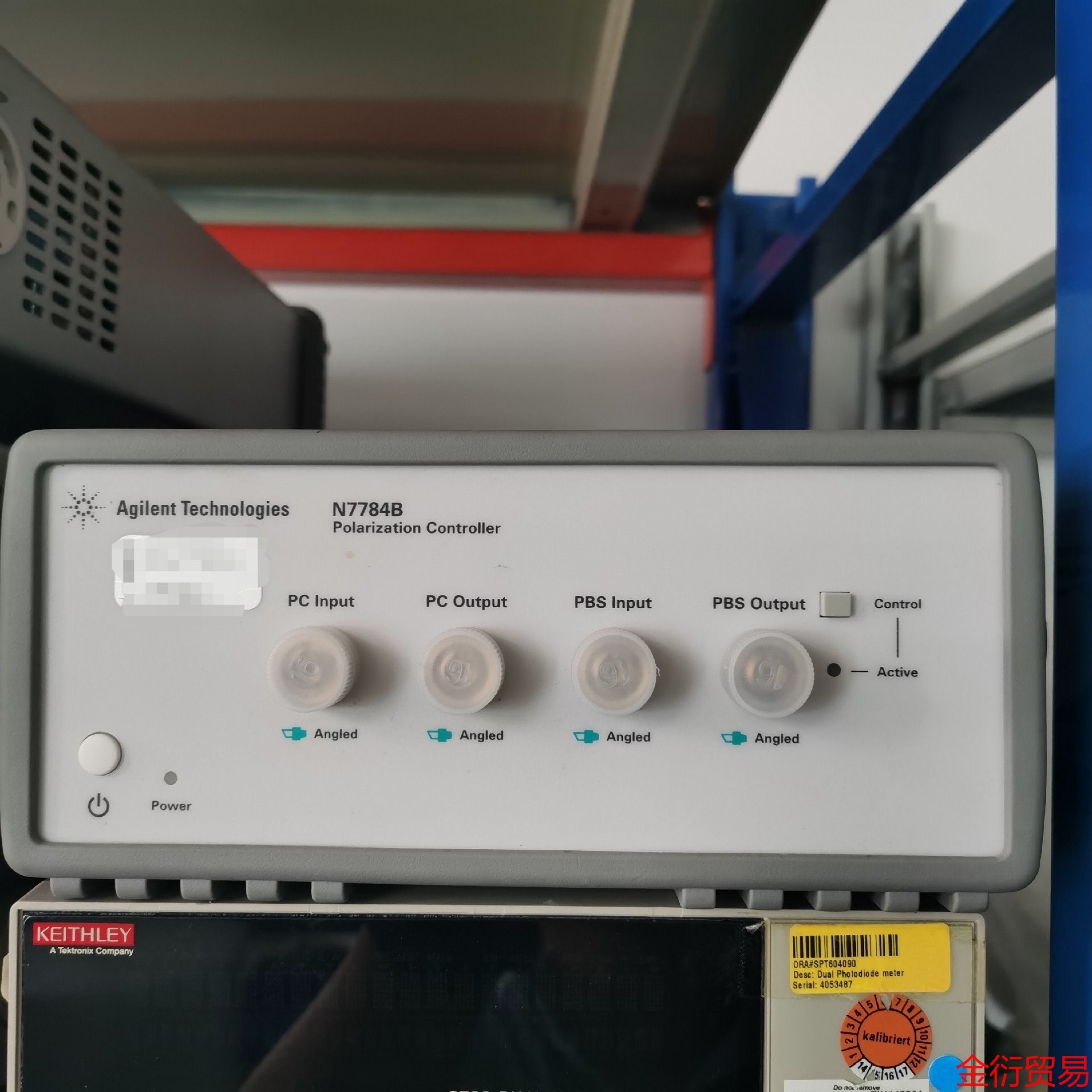 出租出售:keysight N7784B-PDL偏振控制器，金衍工控
