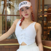 蝴蝶结芭蕾风 运动背心甜辣带胸垫高强度收副乳健身瑜伽普拉提女