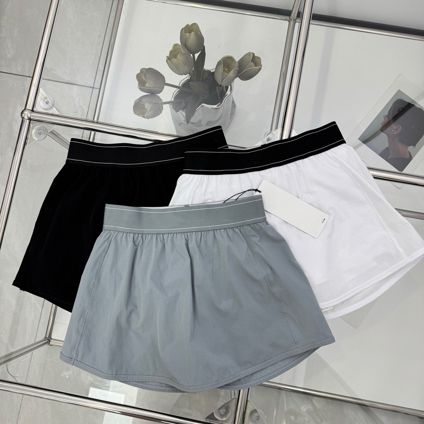 北美A家运动短裙带内衬防走光网球羽毛球健身滑板跑步休闲外穿女