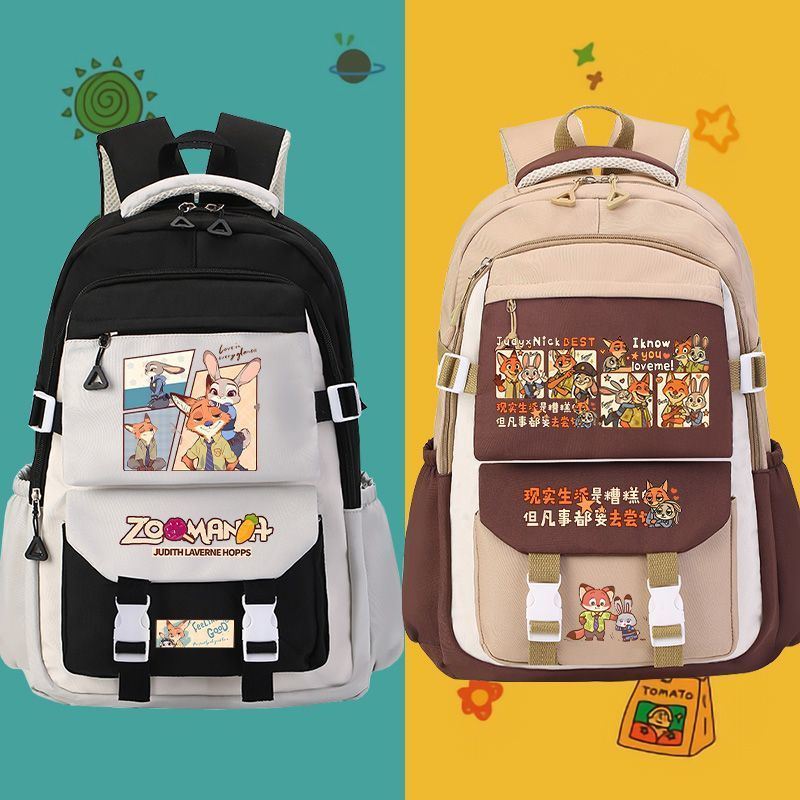 疯狂动物城周边书包兔子警官朱迪尼克动漫二次元男女学生双肩背包