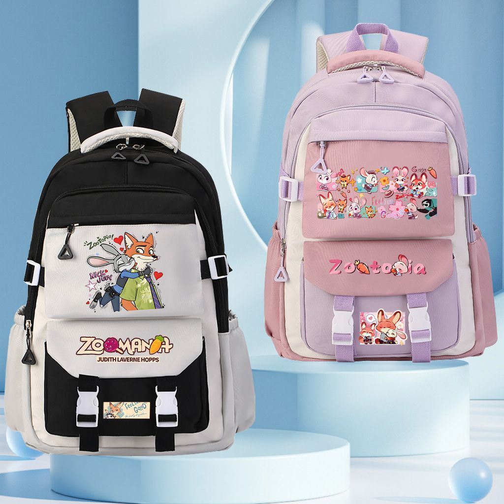 疯狂动物城动漫周边书包兔子警官朱迪尼克男女学生二次元双肩背包